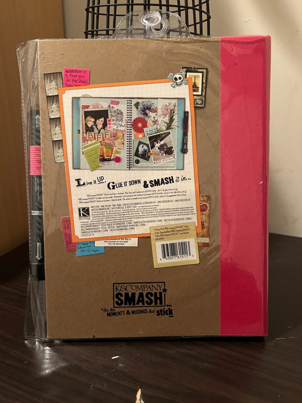K&Company SMASH Pink Hardcover Journal